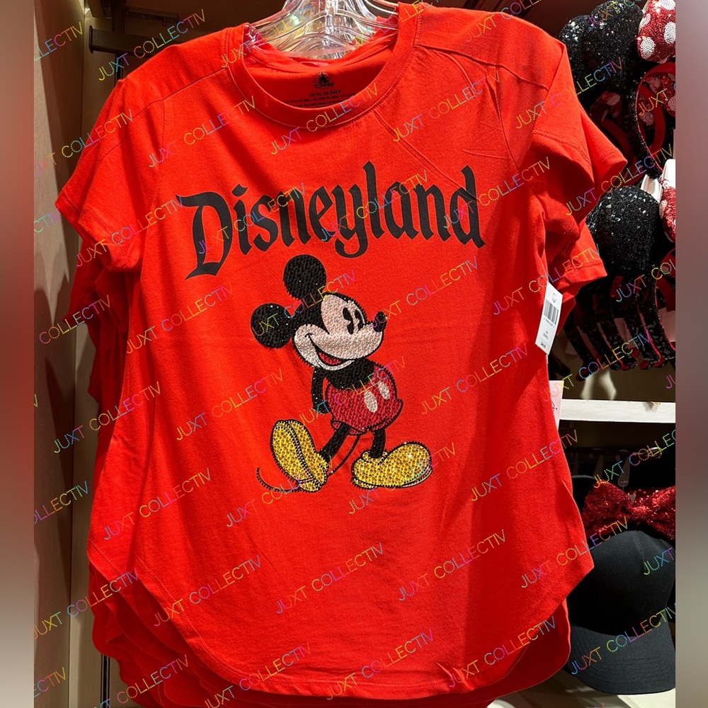 NWT Disneyland Mickey Mouse Red Top